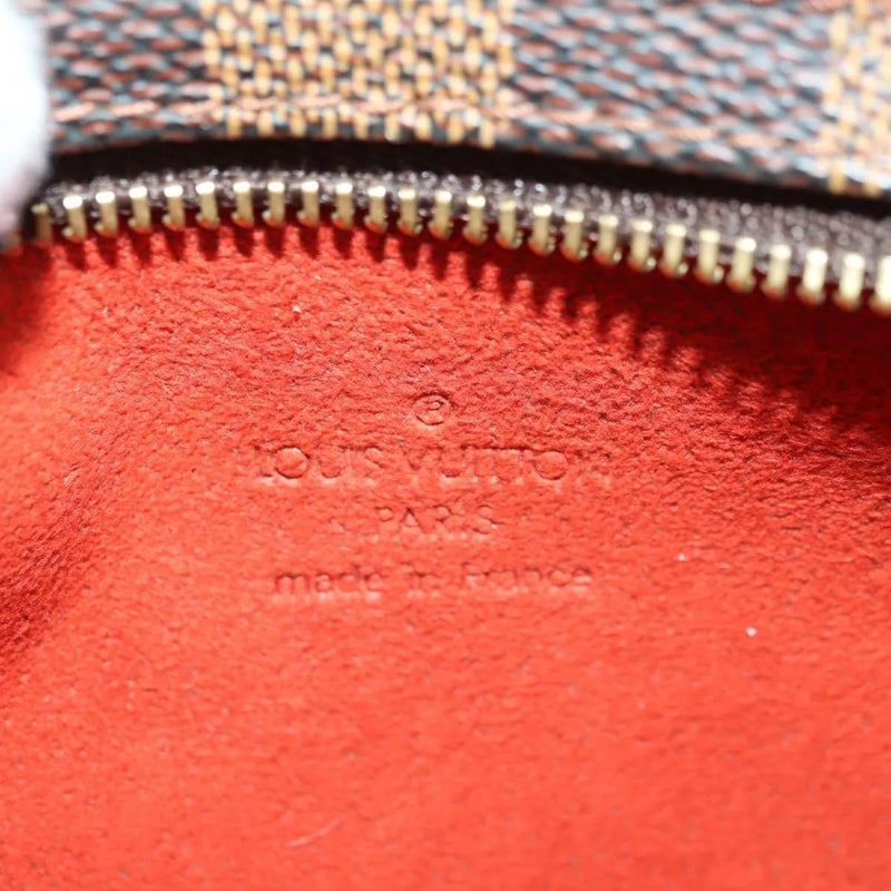 Louis Vuitton Manosque Pochette Damier Brown Canvas Bag