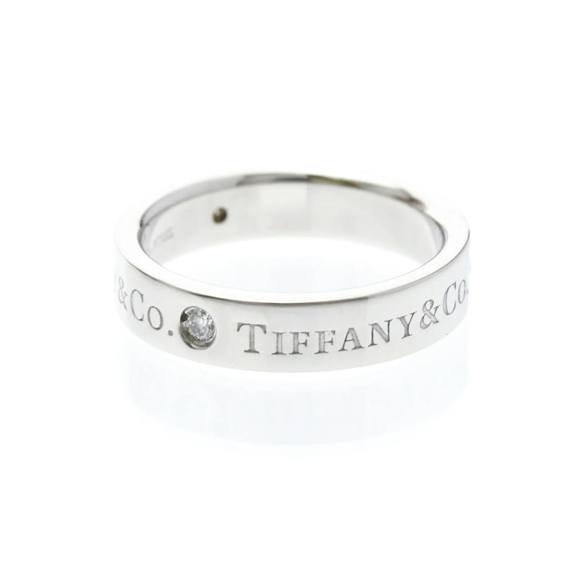Tiffany & Co. Classic Wedding Band 3 Diamonds Platinum And Silver Jewelry