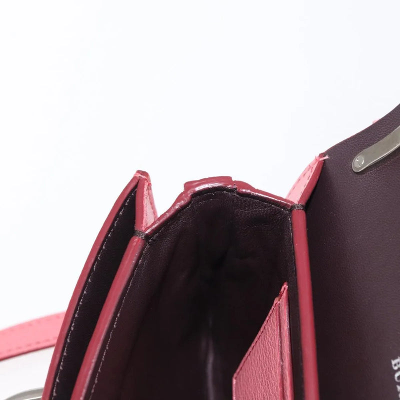 Burberry D-Ring Shoulder Leather Pink Bag
