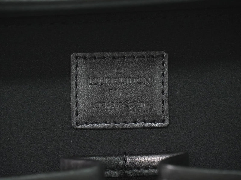Louis Vuitton Valisette Monogram Glace Leather Black Patent_leather Bag