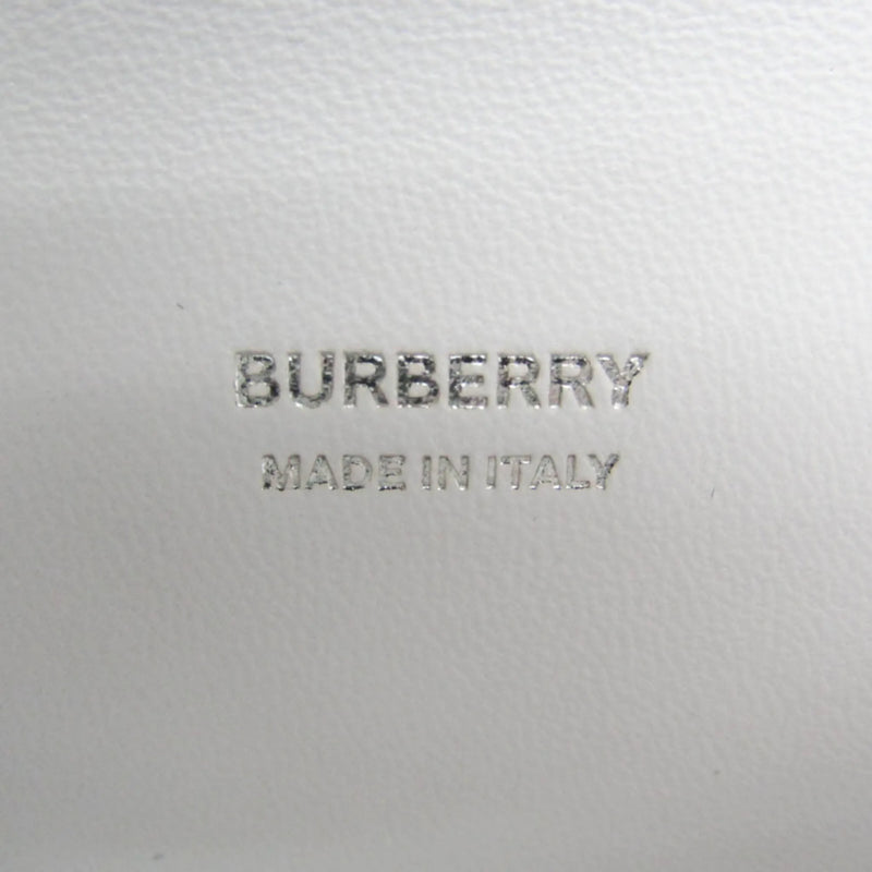 Burberry Olympia Flap Leather White Bag