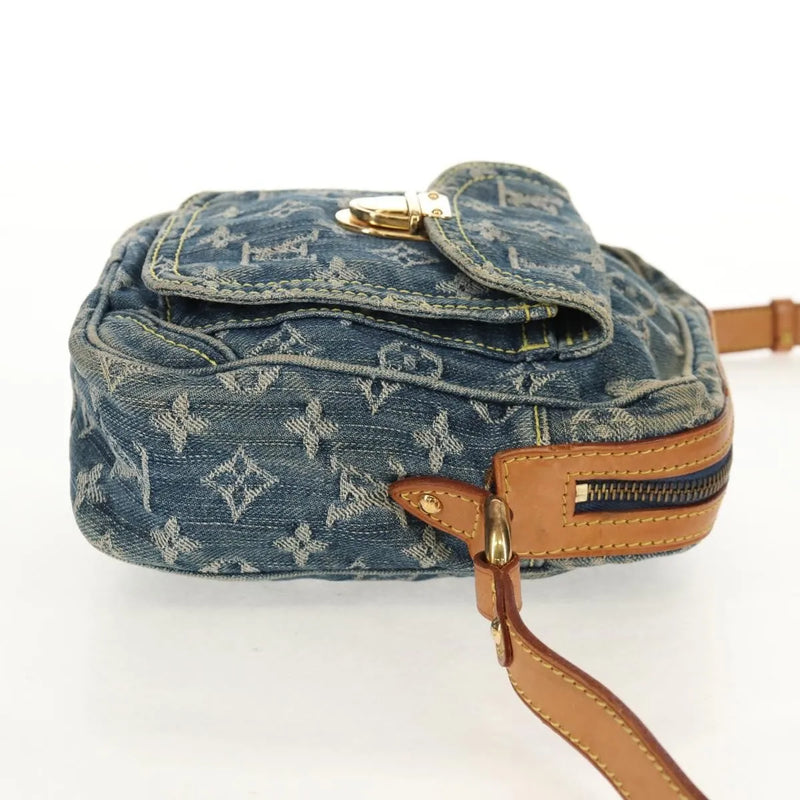 Louis Vuitton Camera Monogram Denim Blue Denim_jeans Bag