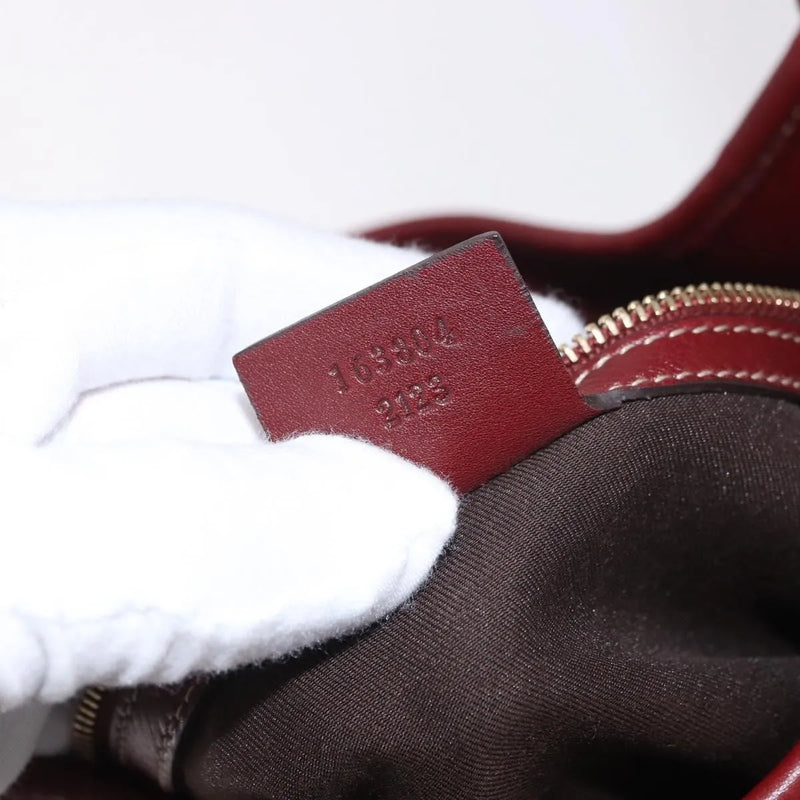 Gucci Vintage Jackie Shoulder Canvas And Leather Green Bag