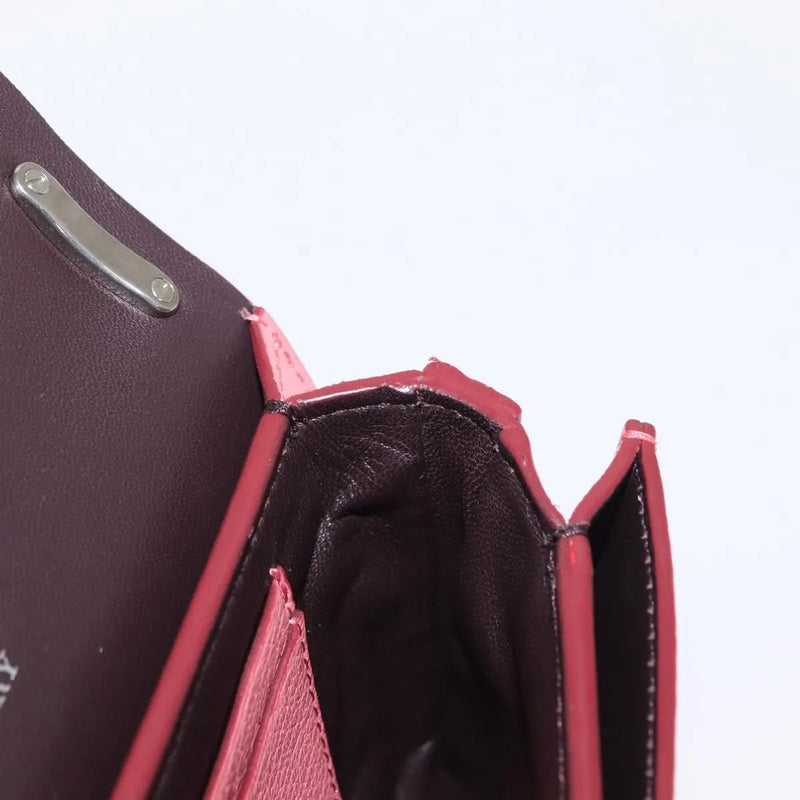 Burberry D-Ring Shoulder Leather Pink Bag
