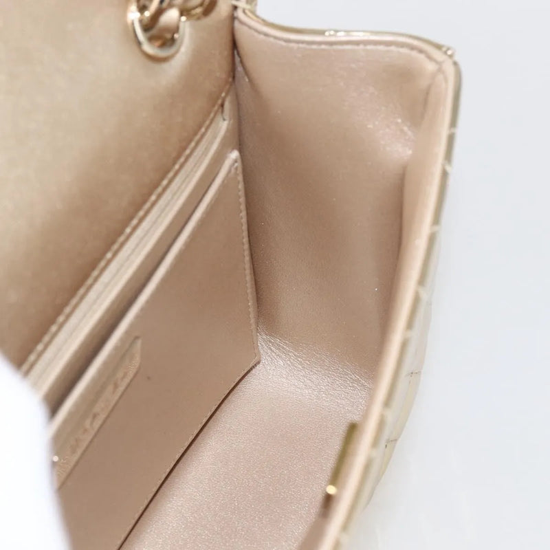 Chanel Hollywood Boulevard Backpack With Star Coin Purse Quilted Metallic Leather Gold Patent_leather Bag