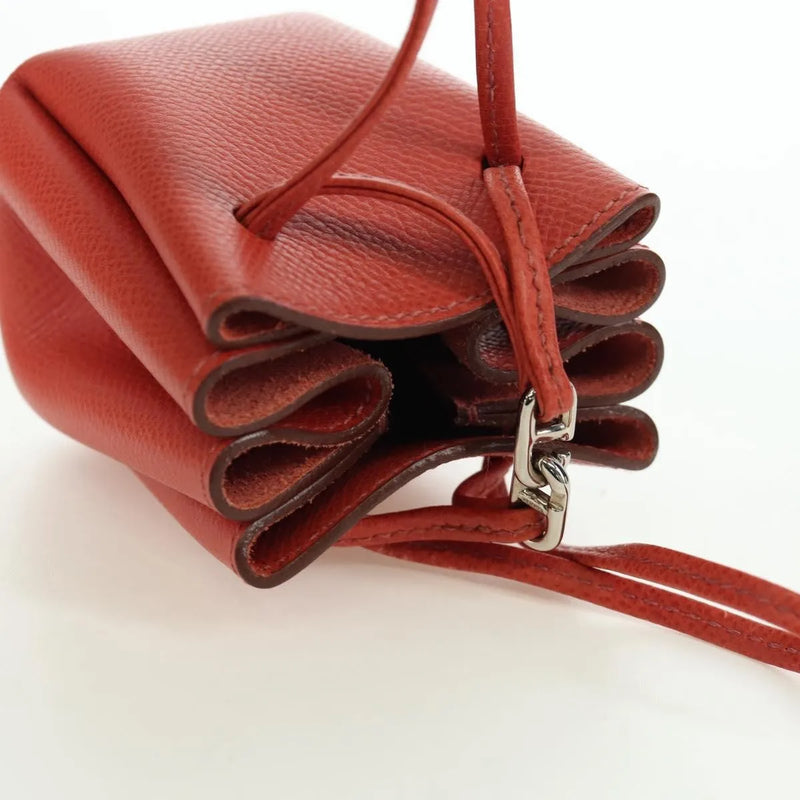 Hermes Vespa Leather Red Bag