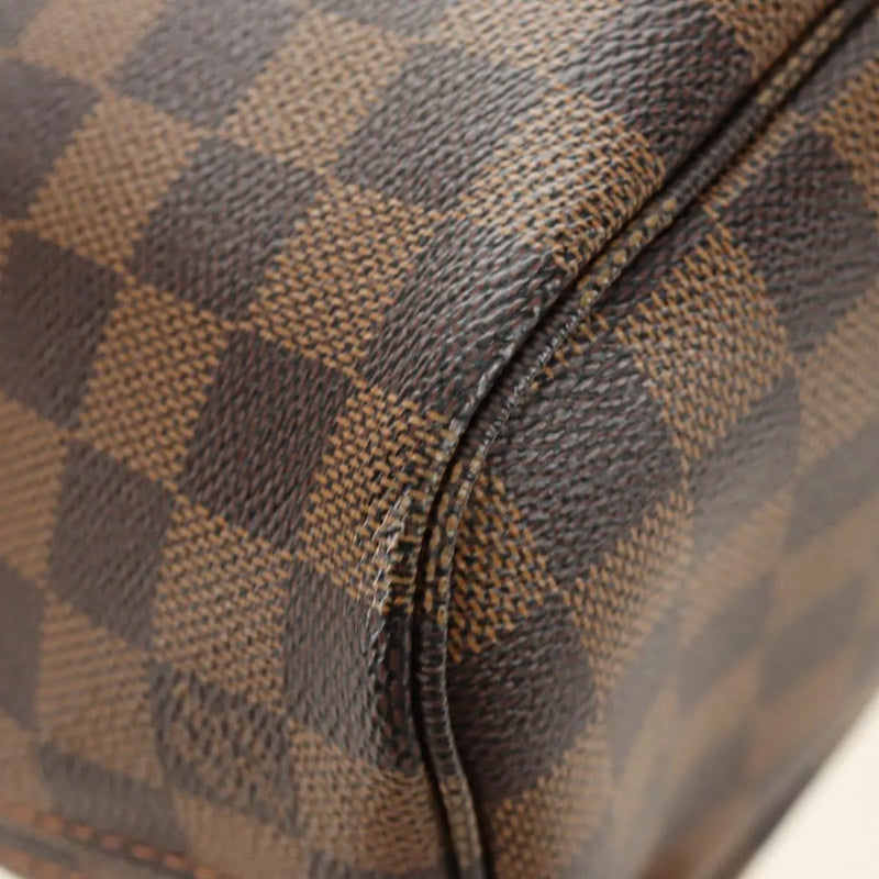 Louis Vuitton Neverfull Tote Damier Brown Canvas Bag