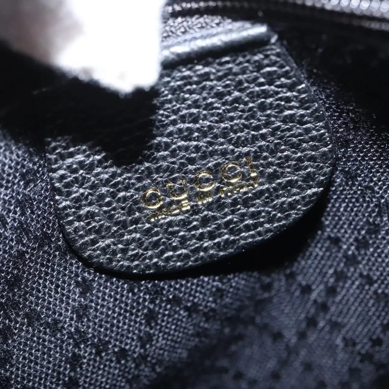 Gucci Vintage Bamboo Suede Black Bag