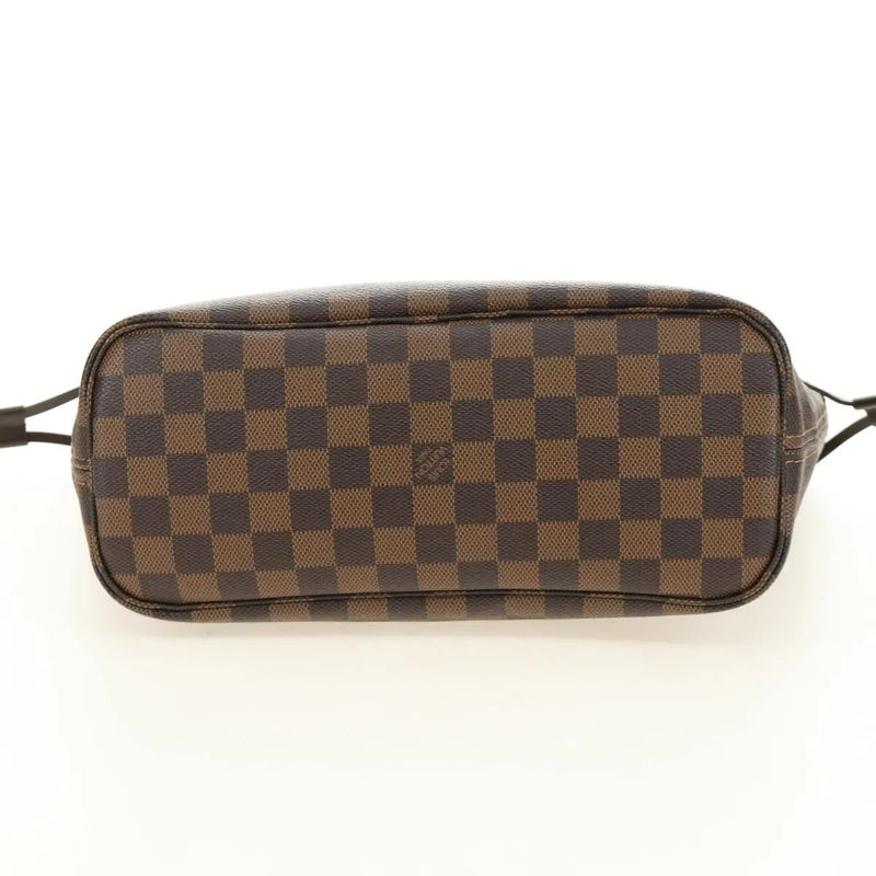 Louis Vuitton Neverfull Tote Damier Brown Canvas Bag