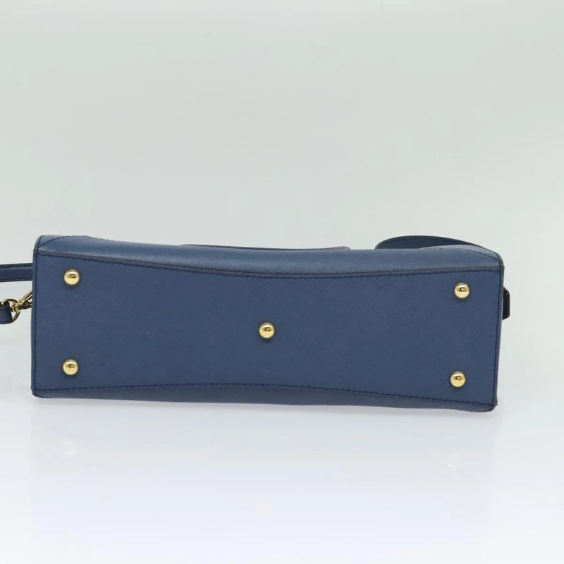 Mcm Vintage Leather Blue Bag