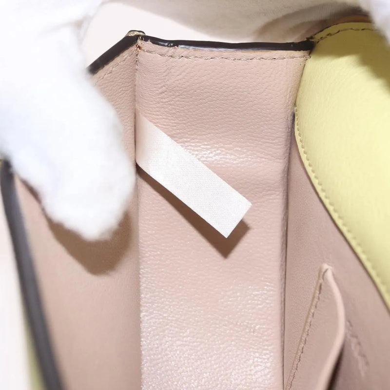 Chloe Nile Leather Yellow Bag