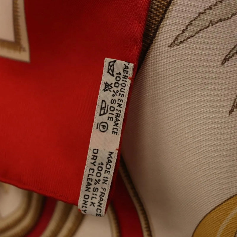 Hermes Carré 90 Silk Multicolor Red Accessory