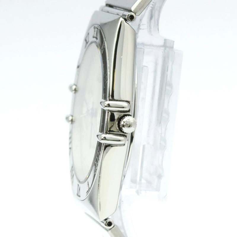 Omega Constellation Day Date Quartz Stainless Steel Watch