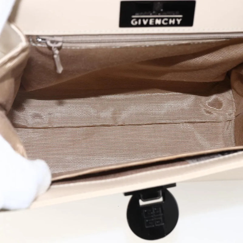 Givenchy Vintage 4g Leather Beige Bag