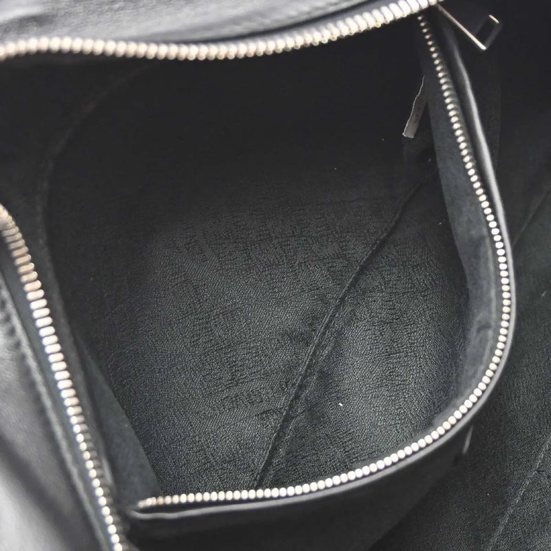 Bottega Veneta Zip Clutch Leather With Intrecciato Snakeskin Detail Black Bag