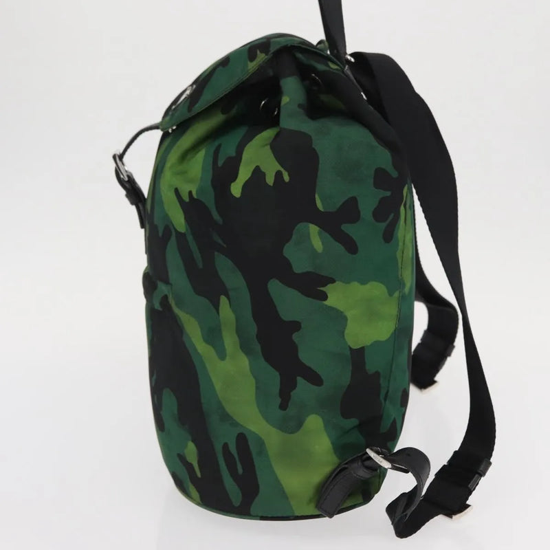 Prada Camouflage Tessuto Green Nylon Bag