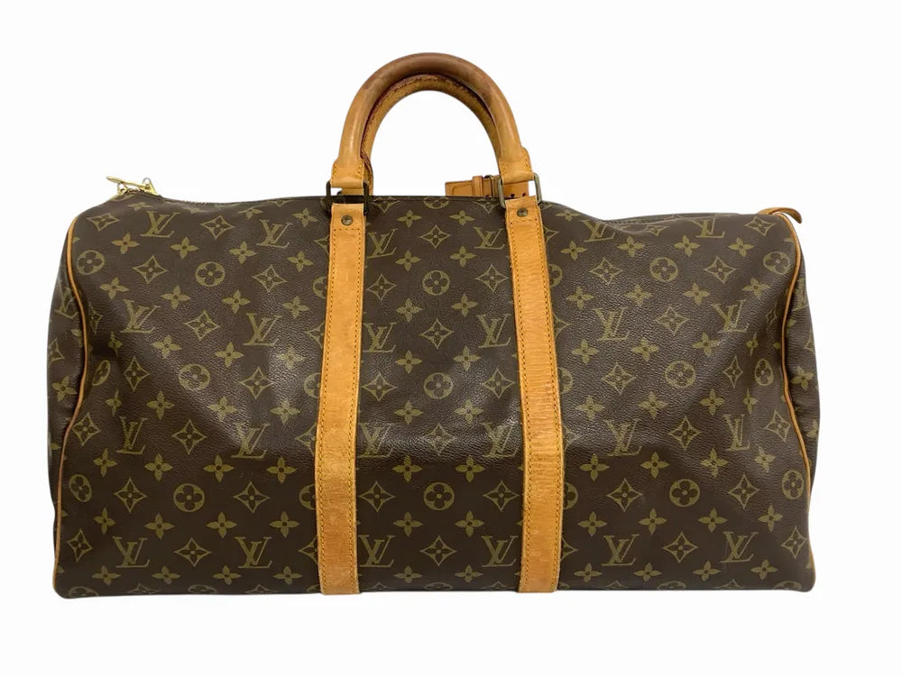 Louis Vuitton Keepall Monogram Brown Canvas Bag
