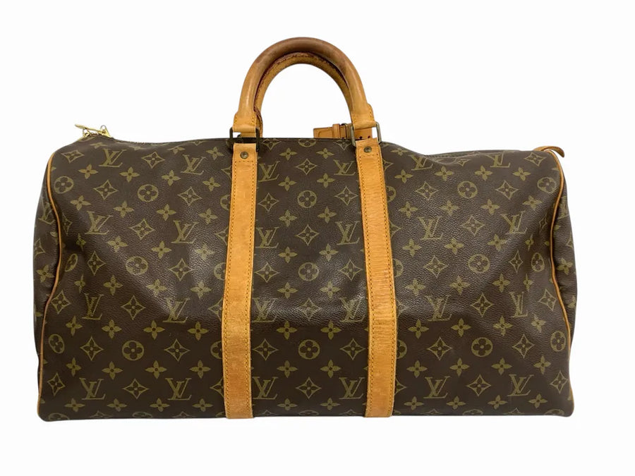 Louis Vuitton Keepall Monogram Brown Canvas Bag