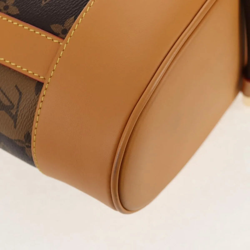 Louis Vuitton Nigo Randonnee Limited Edition Stripes Monogram Canvas Brown Bag