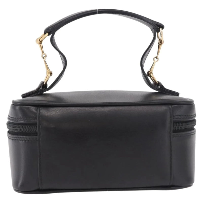 Gucci Horsebit Vanity Leather Black Accessory