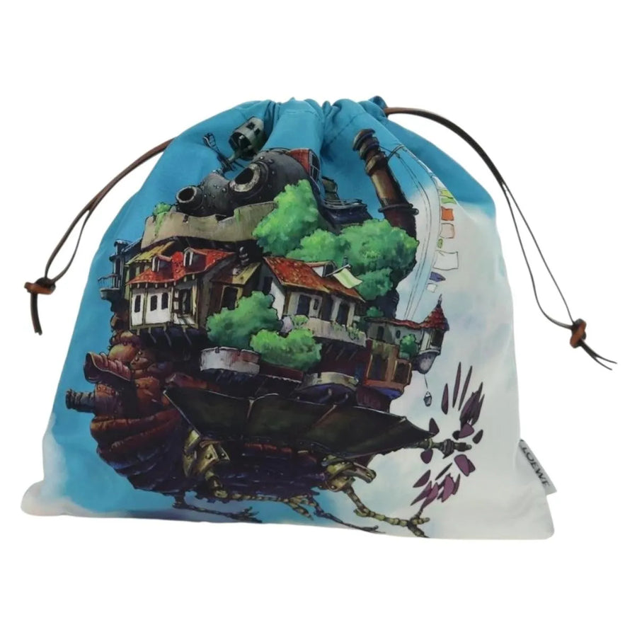 Loewe Paula Drawstring Printed Canvas Multicolour Bag