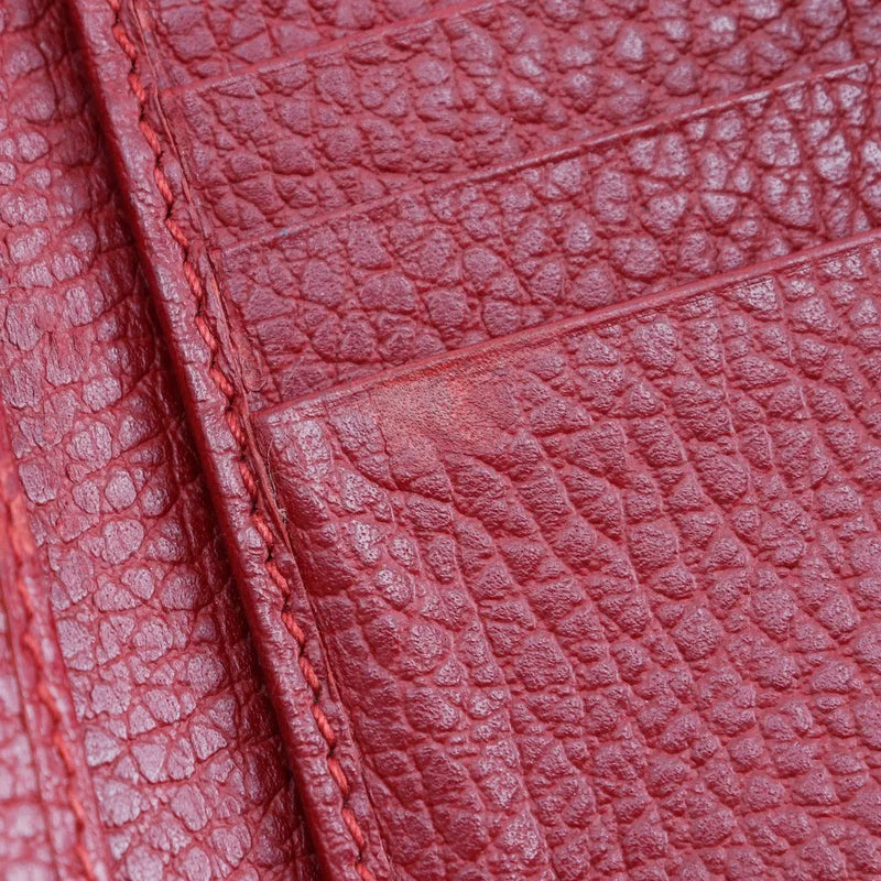 Gucci Gg Marmont Bifold Leather Red Accessory