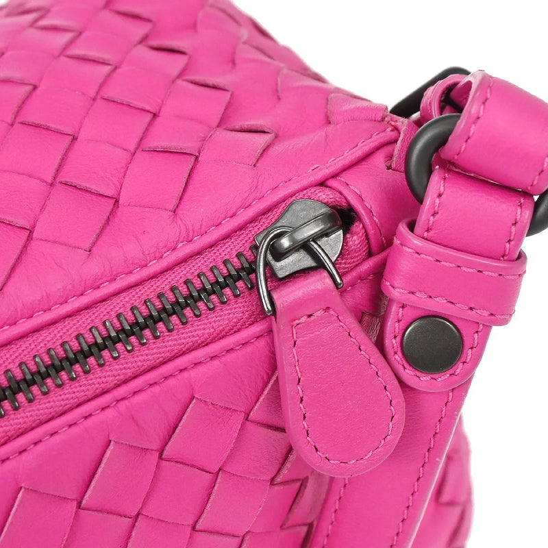 Bottega Veneta Intrecciato Leather Pink Bag