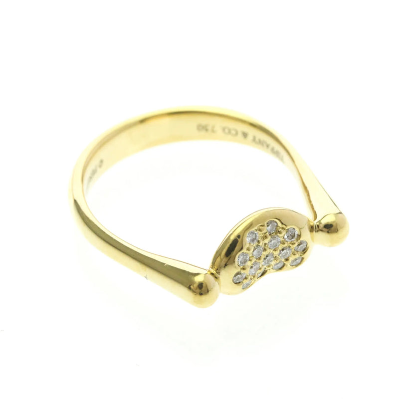 Tiffany & Co. Elsa Peretti Bean Band 18k Yellow Gold With Diamonds Yellow_gold Jewelry