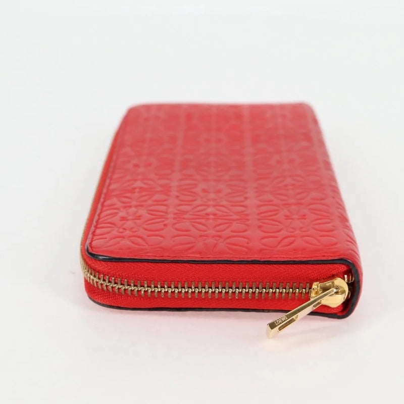 Loewe Anagram Leather Red Accessory