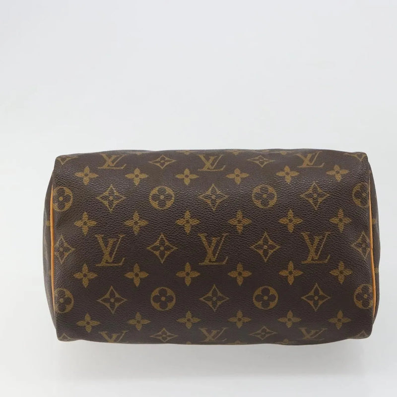 Louis Vuitton Speedy Monogram Canvas Neutral Bag