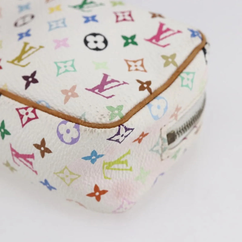 Louis Vuitton Wapity Trousse Monogram Multicolor White Canvas Bag