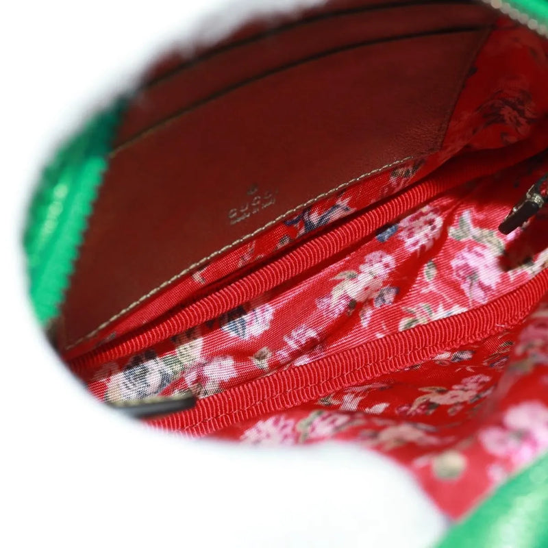 Gucci Trapuntata Camera Quilted Laminated Leather Red Bag