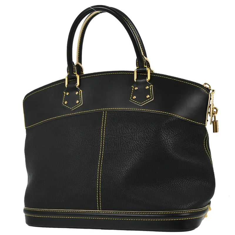 Louis Vuitton Suhali Lockit Leather Black Bag