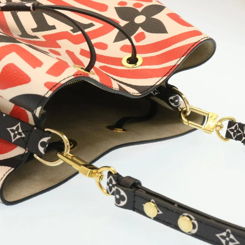 Louis Vuitton Neonoe Limited Edition Crafty Monogram Giant Red Canvas Bag