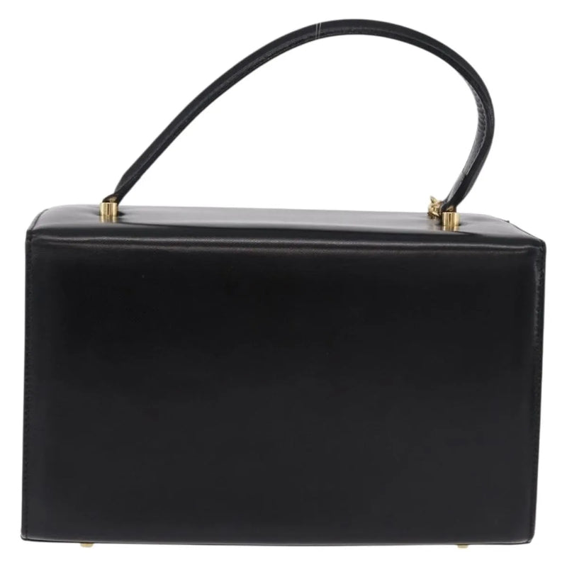 Versace Vintage Leather Black Bag