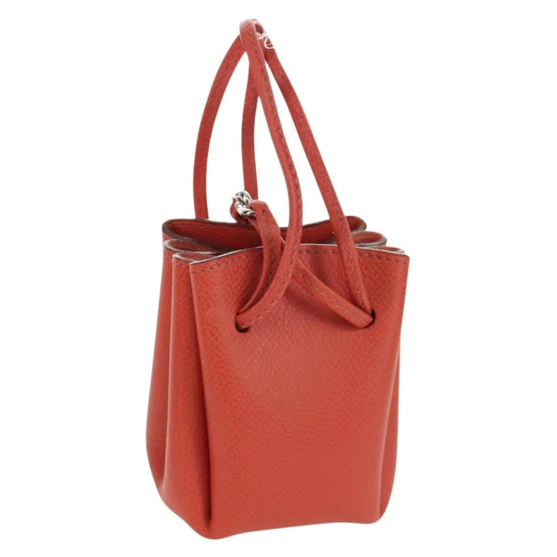 Hermes Vespa Leather Red Bag