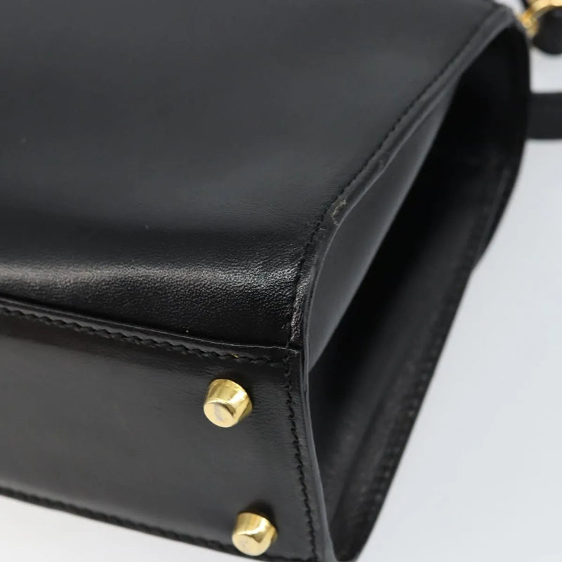 Bally Vintage Leather Black Bag
