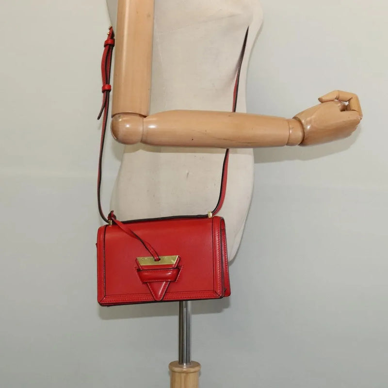 Loewe Barcelona Leather Red Bag