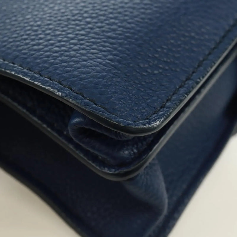 Chloe Aby Day Leather Blue Bag