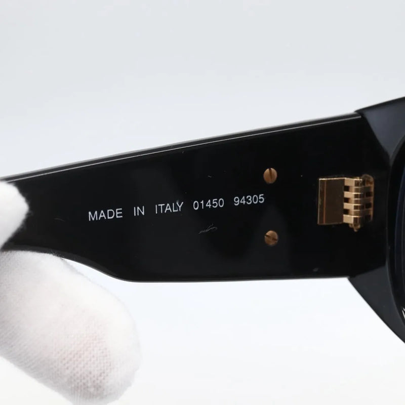 Chanel Cc Logo Matelasse Sunglasses Eye Wear Plastic Black Accessory