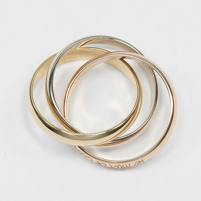 Cartier Trinity 18k Tricolor Gold Yellow_gold Jewelry