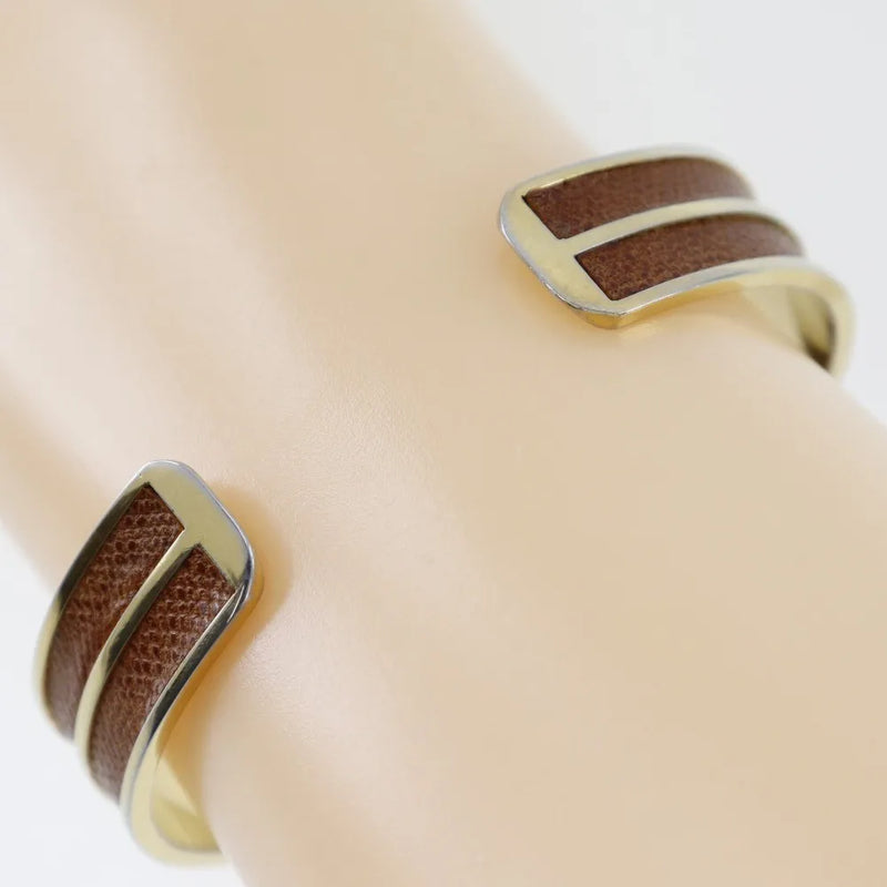 Louis Vuitton Anagram Bangle Gold Plated Gold_plated Jewelry