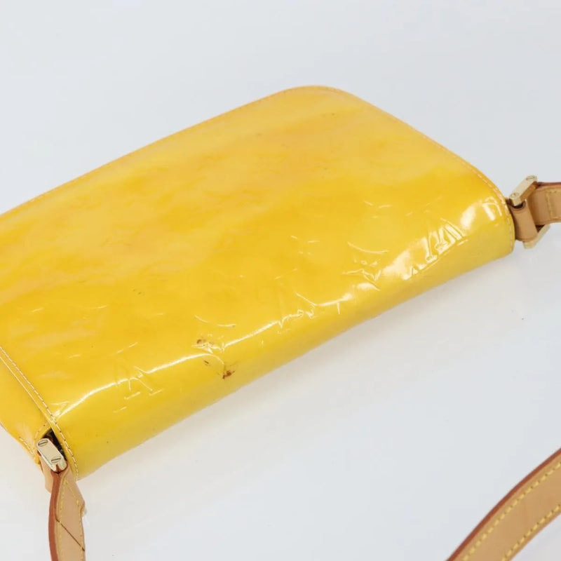 Louis Vuitton Thompson Street Monogram Vernis Yellow Patent_leather Bag