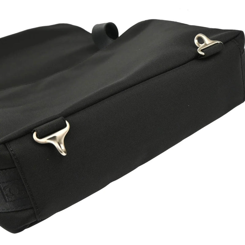 Chanel Sport Line Flap Messenger Wool And Nylon Black Bag