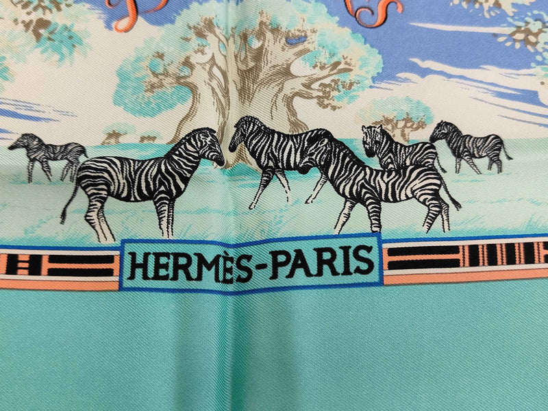 Hermes Carré 90 Silk Multicolor Multicolour Accessory