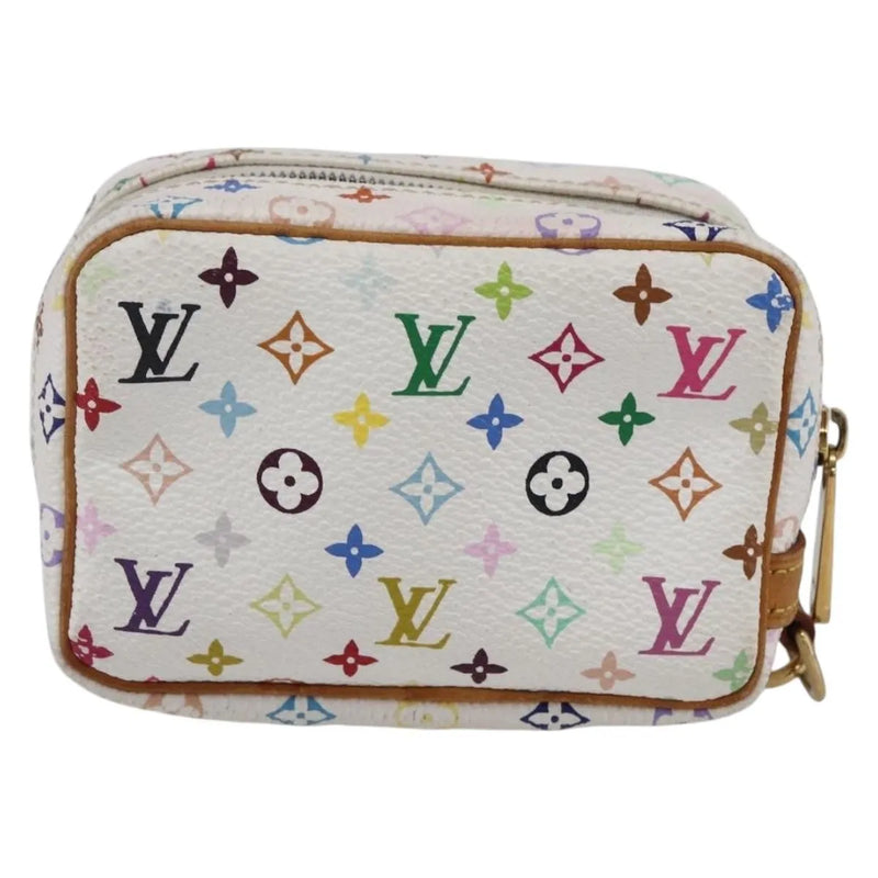 Louis Vuitton Wapity Trousse Monogram Multicolor White Canvas Bag