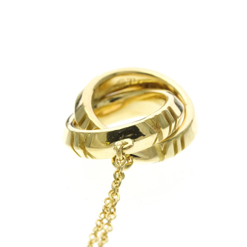 Tiffany & Co. Atlas X Closed Interlocking Pendant 18k Yellow Gold Yellow_gold Jewelry