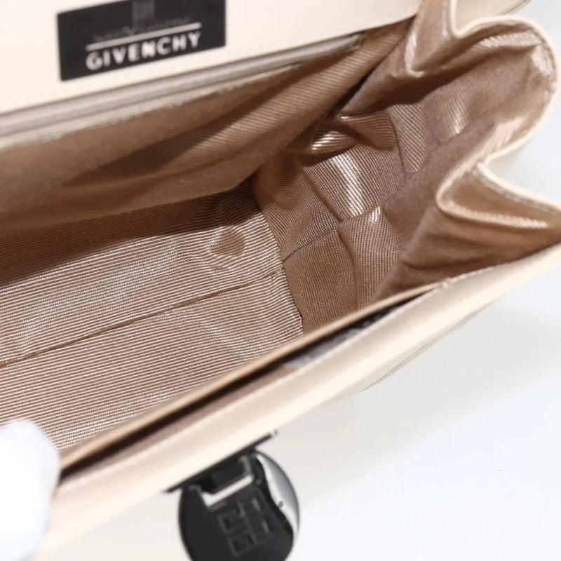 Givenchy Vintage 4g Leather Beige Bag