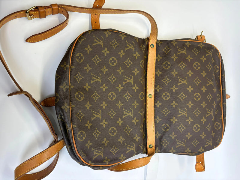 Louis Vuitton Saumur Monogram Canvas Brown Bag