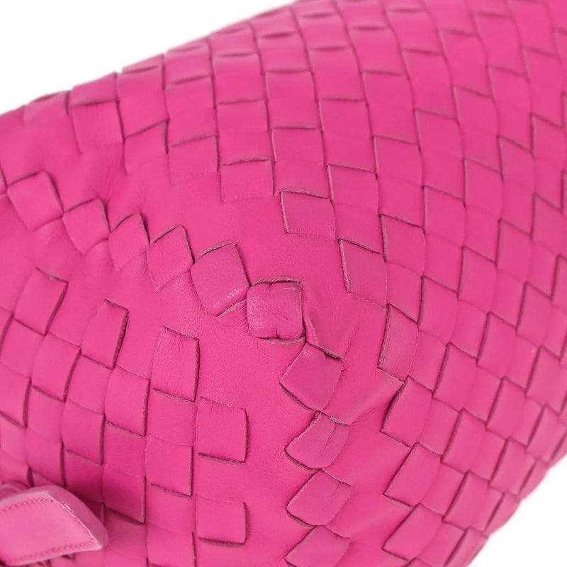 Bottega Veneta Intrecciato Leather Pink Bag